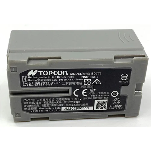 Batería Topcon Sokkia BDC72-pequeña