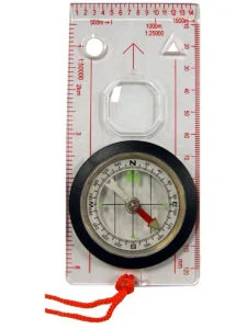 Brújula graduación métrica e imperial acrilica-1